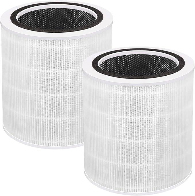 Premium Core 400S Replacement Filter for Core 400S,Core400S-P,Core 400S Smart WiFi Air Purifier.3-in-1 True HEPA Activated Carbon Filter, 2 Pack.