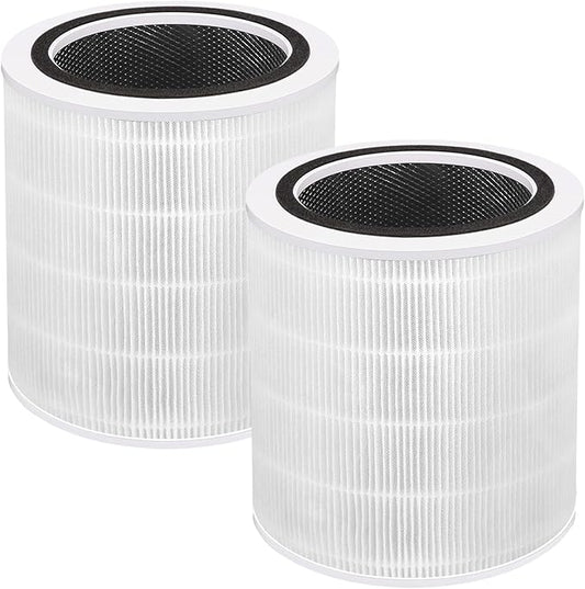 Premium Core 400S Replacement Filter for Core 400S,Core400S-P,Core 400S Smart WiFi Air Purifier.3-in-1 True HEPA Activated Carbon Filter, 2 Pack.