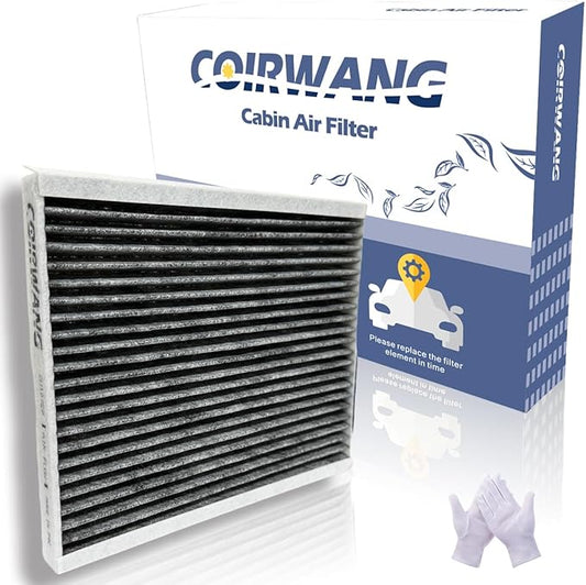 CF10728 Cabin Air Filter with Activated Carbon, Compatible with Hyundai Accent 2008-2011/Elantra 2007-2016 & 2013-17 Elantra GT, Kia Forte 2014-2018 / Forte Koup 2014-2017 / Forte5 2014-2018