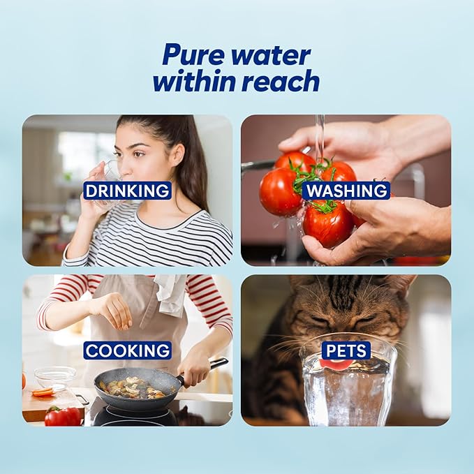 RF-1010 2.5” x 10", 5 Micron, Universal Fit – Reduces 99% of Chlorine, Bad Taste & Odor – Made from 100% High-Purity Coconut Shell Carbon