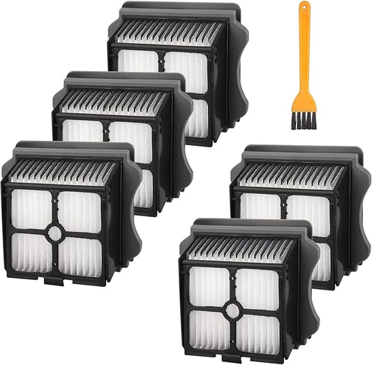 5 Pack Filter Replacement for Tineco iFloor 3, Floor ONE S3, Floor ONE S5, Floor ONE S5 Pro Cordless Wet Dry Vacuum Cleaner, Vacuum Filter Replacement, Replacement Parts for Tineco S3
