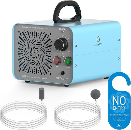 Airthereal MA25L Water Ozone Generator - Dual-Mode Ozone Machine for Water and Air Purification, 40,000mg/h High Capacity Ozone Machine for Odor Removal - Covers up to 4000 sq. ft.
