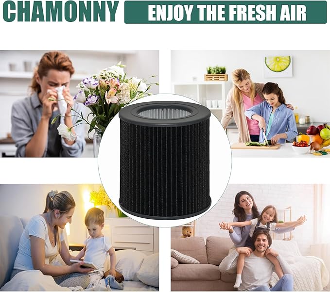 Air Mini PECO-HEPA Tri-Power Filter Replacement, Compatible with Molekule PECO-HEPA Tri-Power Air Mini and Air Mini+ Air Purifier, 2 Pack