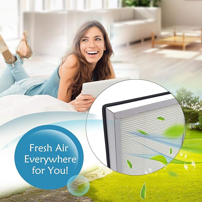 1 Pack Pass Carbon Pad 16" x 48" for Air Filter Charcoal Table Fits Air Purifier Range Hoods Oven Filter Removes Odor VOC Parts Accessories Replacement Replenishment and More