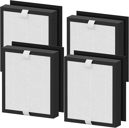 4 Packs Replacement Filter B Compatible with Idylis AC-2125,AC-2126, IAP-10-125, IAPC-40-140, IAP-10-150, IAP-10-050 Air Cleaner Purifier,Part # IAF-H-100B