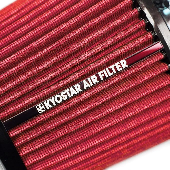 Kyostar 3 Inch 76mm Air Intake Cone Filter Replacement Quality Dry Air Filter Red