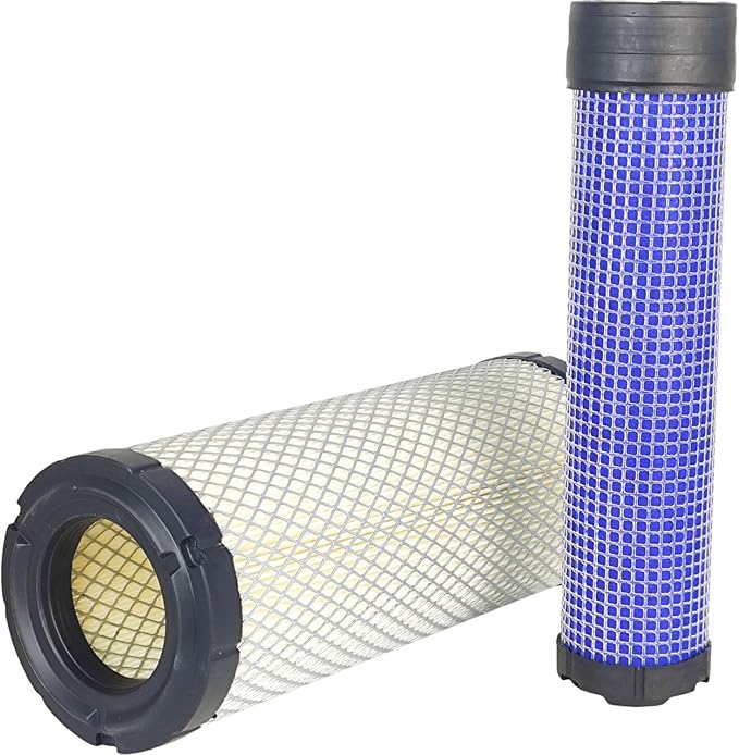 2X Outer Inner Air Filter Kit TA040-93230 TA040-93220 Compatible with Kubota L2500 L2800 L2900DT L3130 L3240 L3400 L4630 L4330 P821575 P822858 Compatible with Kawasaki 11013-7020 11013-7019