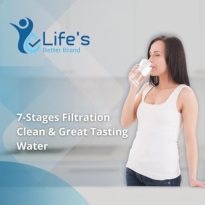 Life Ionizer - Alkaline Brita Pitcher Replacement Water Filter - Brita Pitchers Compatible Alkaline Water Pitcher Replacement Filter - Enhances Taste and pH Level of Brita Pitcher Water - Pack of 6