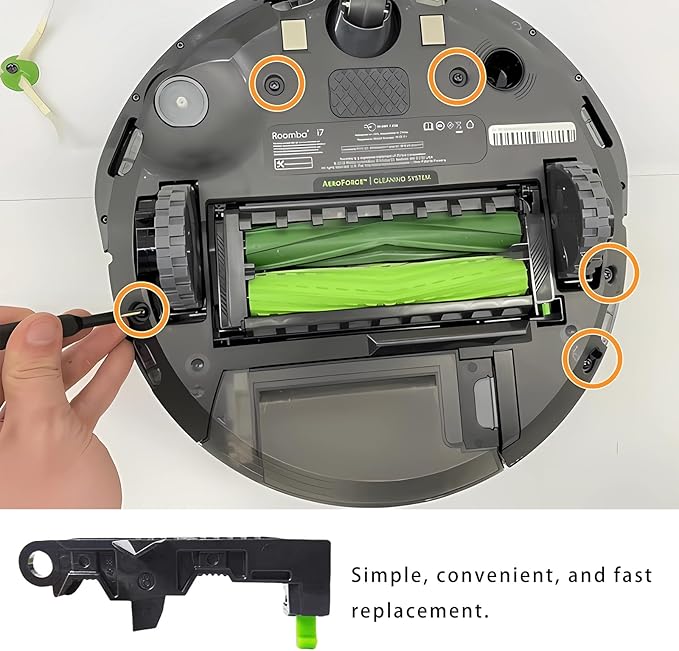 Door Latch for iRobot Roomba i1 i2 i3 i4 i5 i6 i7 i8 i9 J7 J8 J9 J10 e5 e6 & Plus+ Models Cleaning Head Module Part