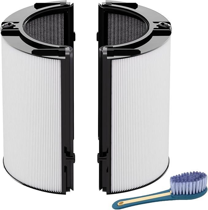 Leemone 360° Combi 2 in 1 HEPA+Carbon Replacement Filter Compatible with Dyson TP06 HP06 PH02 PH01 PH03 PH04 HP09 TP09 HP07 TP07 TP10 HP10, H13 Grade True HEPA Replacement Filter