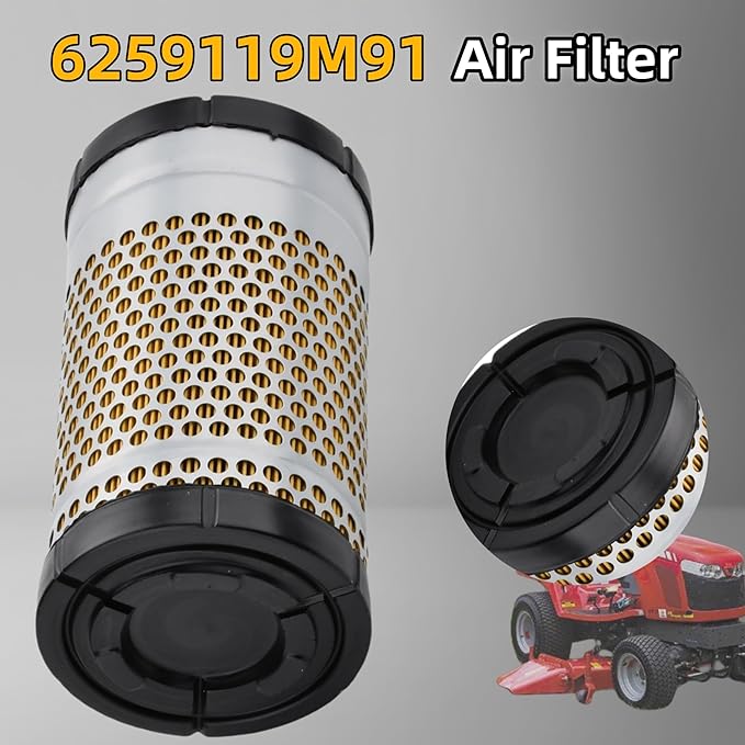 6259119M91 Air Filter Compatible with Massey Ferguson Tractor GC1710 GC1705 GC1715 GC1720 GC1723E GC1725M
