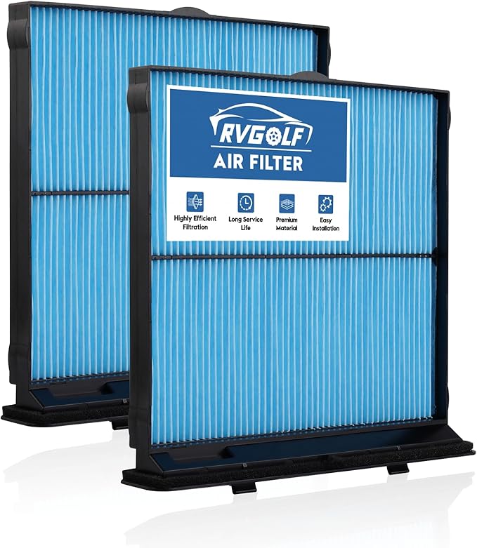 2-Pcs Cabin Air Filter for Subaru Forester 2.5L 2019-2024, WRX 2022-2025 2026 Cabin Filter for Car Replacement for 72880-FL000 Essential Automotive Accessories