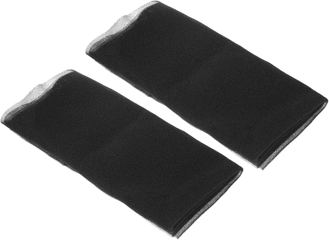 PATIKIL 39" x 39" x 0.1" Air Conditioner Filter Replacement, 2Pcs Washable Reusable Cut to Fit Foam Filter Air Filter for RV AC Vent Window Purifiers Computer, 40PPI