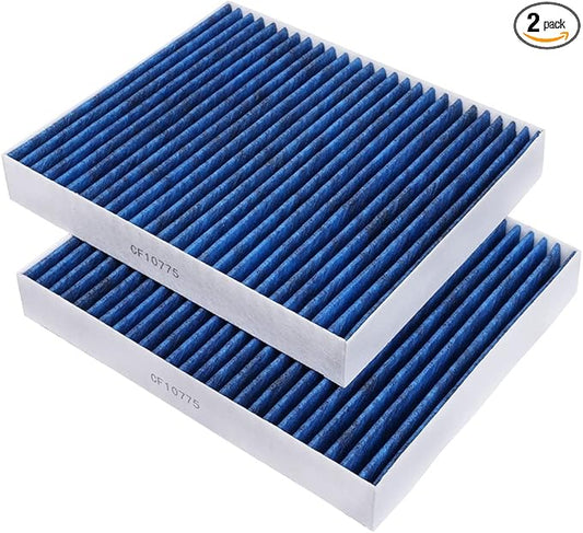 2-Pack HEPA Cabin Air Filter Fits for Cruze Malibu Sonic Spark Trax Volt Orlando LaCrosse Encore Activated Carbon Cabin Filter Replacement for CF10775 Accessories
