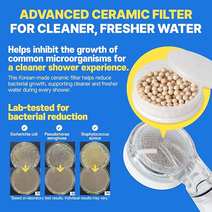 Showerhead Replacement Filters Inspired By Korea's Beauty Culture | Pure Carbon Filters (5 Filters) – Compatible with Atojet AJ8200MC (AJ8200MC-FLT-5PC)