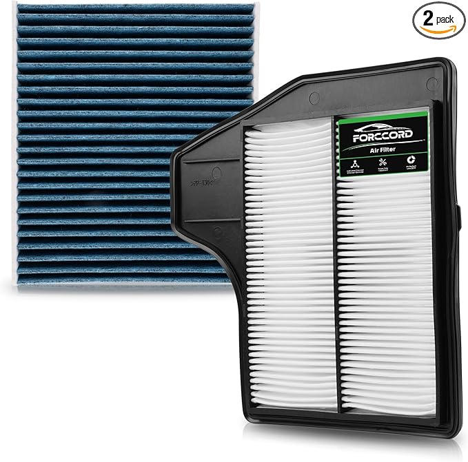Cabin Air Filter and Engine Air Filter Fit for Nissan Altima 2.5L 2013 2014 2015 2016 2017 2018 Activated Carbon Cabin Filter Replacement CF11776 CA11450 Car Accessories
