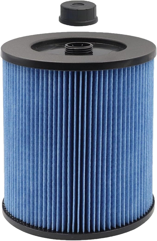 MZY LLC 17907 Cartridge Filter for Craftsman Shop Vac 5 to 20 Gallon, 3-Layer Pleated Fine Dust Filter Fits for Craftsman 17907 9-17907 Wet Dry Vacuum