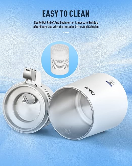 CO-Z 1.1 Gallon Water Distiller, 750W Countertop Home Office Countertop Distiller Water Making Machine, 4L Distilled Clean Water Maker, Distill Distilling Water Purifier Distillers, Pure Water Maker