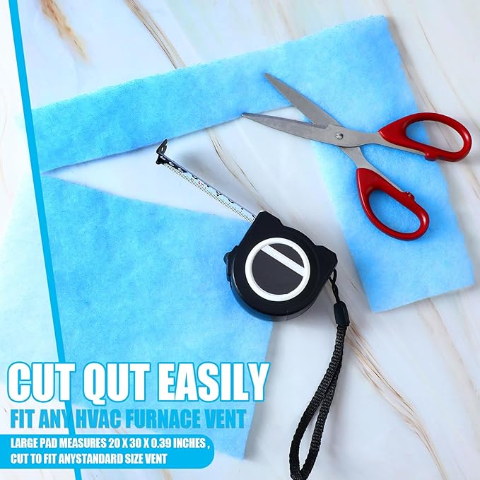 Frienda 6 Pcs Washable Reusable Furnace & Air Conditioner Filter Merv 6 Replacement Cut to Fit Ac Filters for HVAC Furnace Vents(25 x 16 inch)