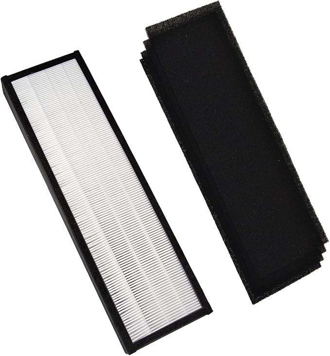 HQRP HEPA Filter B w/ 4-Pack Carbon Filters compatible with GermGuardian AC4800 AC4820 AC4900CA AC4825 AC4850PT; parts FLT4825 FLT4850PT FLT22CB4 Replacement