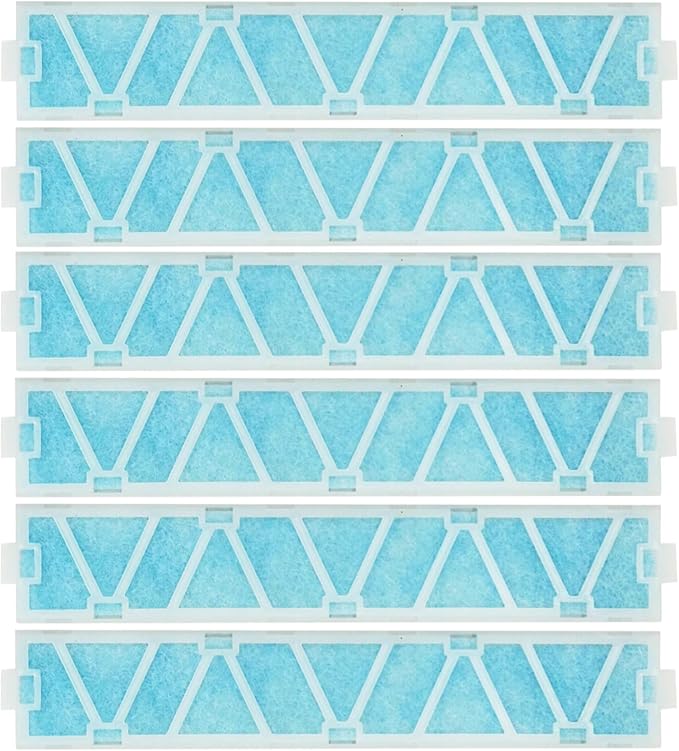 MAC-408FT-E Replacement Filter for Mitsubishi Mr. Slim heat pump and air conditioning split systems (Pack of 6)