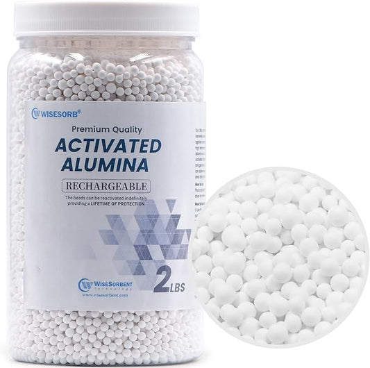 2 LBS Activated Alumina, Alumina Desiccant Great for Filament Drying, Reusable Dessicant Dehumidifiers Desiccant Moisture Absorber Prevent Wet Filament