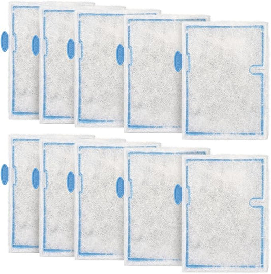 Small Aquarium Filter Cartridges Compatible with Aqueon Filter, Carbon Fish Tank Filters for Aqueon QuietFlow E Internal Power Filter 10 and 1/2.5/5 Gallon Minibow Aquarium Filters -Small (8 Pack)