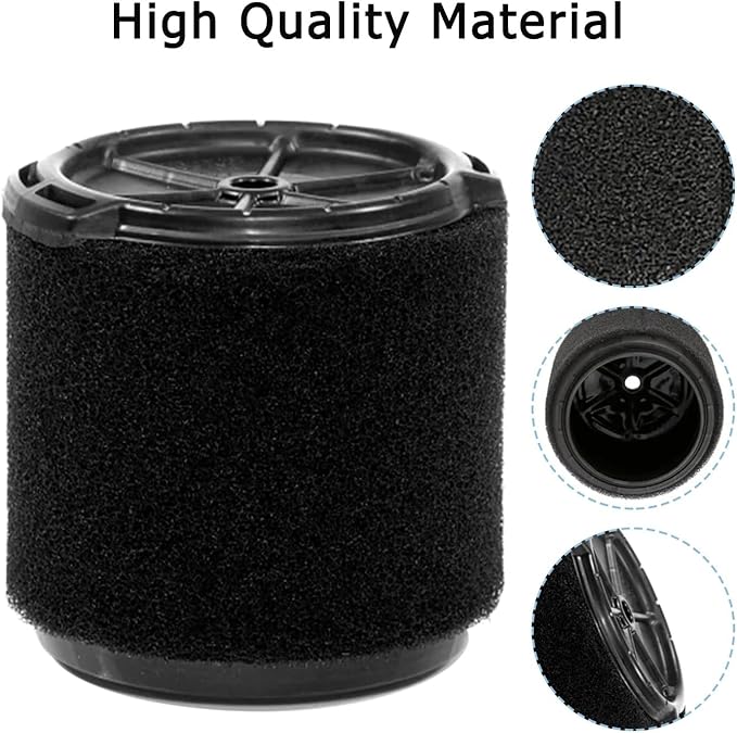 1 Pack VF3700 Filter Compatible with Ridgid Vac 3-4.5 Gallon Shop Vacuum Cleaners, Wet Application Foam Filter Fit WS0301VA WS0400DE WS14045