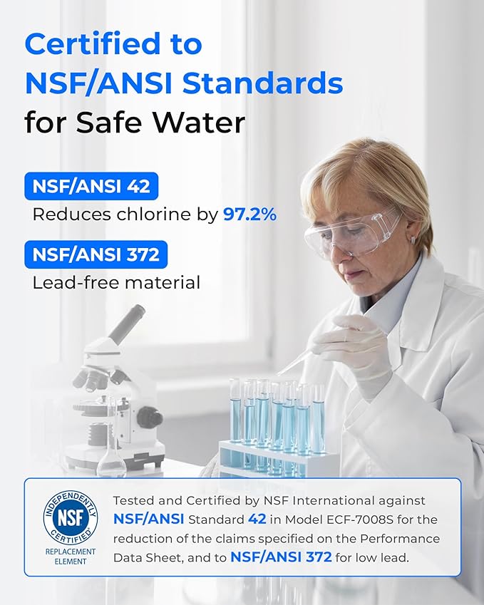 Waterdrop RF3375 NSF Certified Water Filter, Replacement for Pur® PUR® PLUS RF3375 (RF33752V2) Faucet Water Filter (Pack of 3),Model No.: WD-C08B