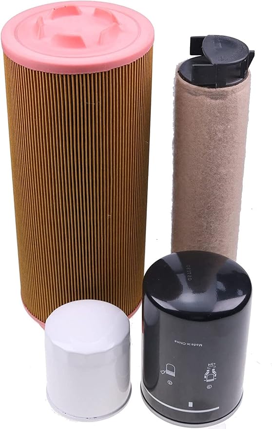 Solarhome Maintenance Filter Kit 1911112002 1911112001 K1C02032430 K1J30143170 Compatible with Takeuchi TL8 with Kubota V3307 Engine