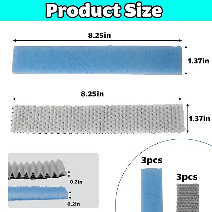 6 Pack Mini Split Air Filter Replacement Compatible With Fujitsu General UTR-FA16 UTR-FA16-2 - Filters Direct Replacement for Your Fujitsu Split System