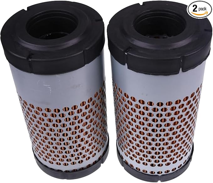 DVPARTS 2PK New Air Filter 6C060-99410 6A100-82630 K7311-82390 GA100-82630 For Kubota B1700 B21 B2100 B2301 B2320 B2400 B2410 B26 B2601
