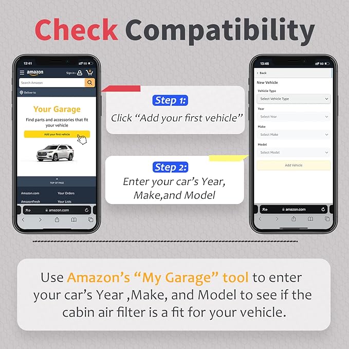 Cabin Air Filter Fits Mazda 3 (2019-2022), CX-30 (2020-2022), CX-50 (2023), Replacement for CF12773, BDTS-61-J6X, MP111BDGF, BDGF-61-J6X