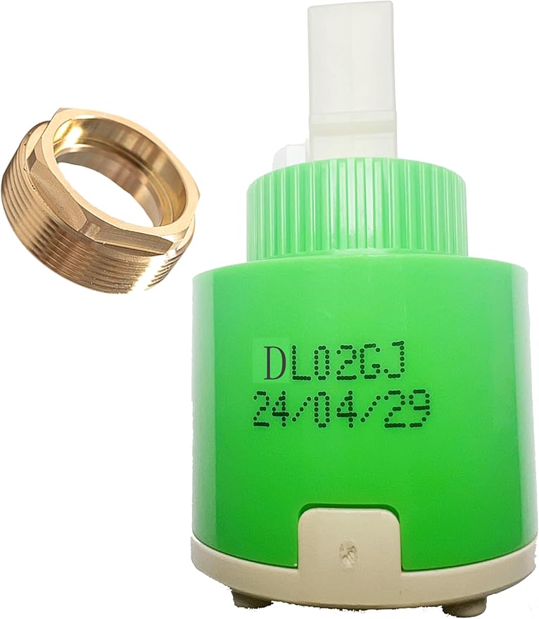 Hain-Yo DL02GJ 40mm Single Lever Faucet Cartridge, Sturdy, OEM Faucet Cartridges, Bathroom Ceramic Cartridges, Compatible with Belanger FC9AC006 40mm Ceramic Faucet Cartridge,1.58 INCHES (DL02GJ)