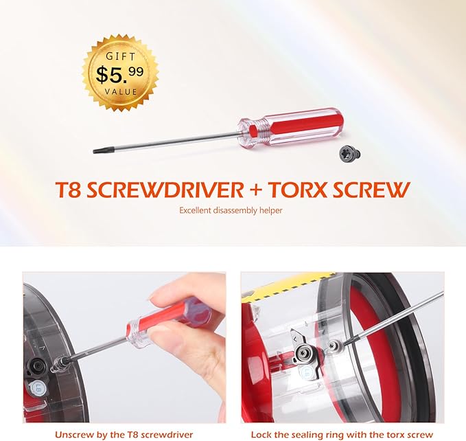 Sealing Ring Replacement for Dyson Outsize Series SV16 SV29 Vacuum Cleaner V11 Outsize / Gen5 Outsize/Plus/Absolute/Absolute Extra/Total Clean/Origin Models Canister Replacement Parts 970423-01
