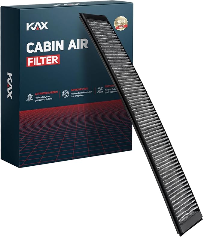 KAX Cabin Air Filter, CF10362 Replacement for 330Ci, X3, M3, 330xi, 330i, 328is, 328i, 325xi, 325i, 318ti, 325Ci, 323is, w/Activated Carbon Passenger Compartment Air Filter