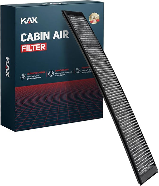KAX Cabin Air Filter, CF10362 Replacement for 330Ci, X3, M3, 330xi, 330i, 328is, 328i, 325xi, 325i, 318ti, 325Ci, 323is, w/Activated Carbon Passenger Compartment Air Filter