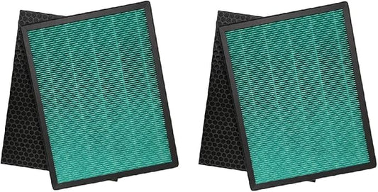 Nispira Replacement Filter For Rabbit BioGS 2.0 Ultra Quiet Air Purifier Model SPA-550A SPA-625A True HEPA Activated Carbon Pre Filter Kit Set, 2 Packs