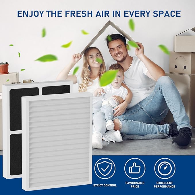 3 Pack 30920 Air Filter Replacement MERV13 Compatible with Hunter HEPAtech 30920 fits 30050 30054 30055 30065 30070 30071 30075 30080 30177 30832 30882 30883 37055 37065, Air Cleaner Purifiers