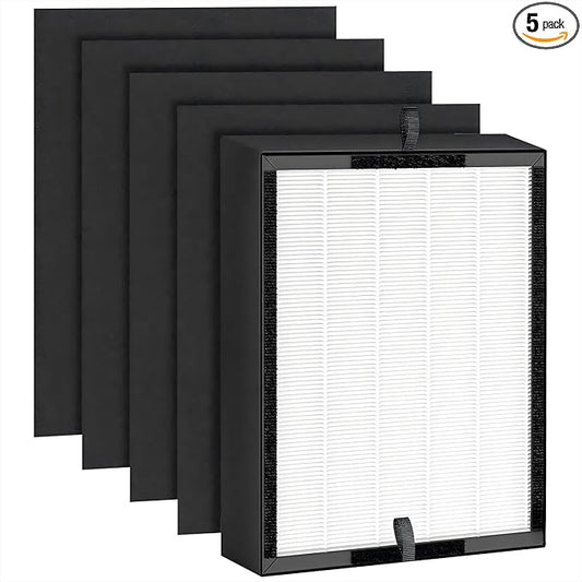 45i Replacement Filter, Compatible with Alen BreatheSmart Flex BH400 and 45i Air Filter, B4-Fresh Part # B4-Pure / FL40 (1 filter + 4 Carbon Pre-filter)