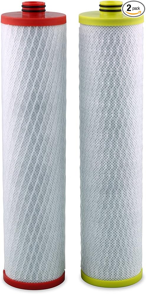 Aquasana Replacement Filter Cartridges (Stages 1 & 3) for OptimH20 Reverse Osmosis Under Sink Water Filter System - Not Compatible with SmartFlow systems - AQ-RO3-R