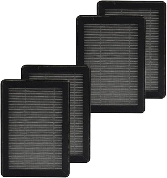 PUREBURG Replacement True HEPA Filters Compatible with VALKIA PU-P02 Air Purifier,H13 4-Stage Filtration Activated carbon 2-in-1 Air Clean Dust VOCs,4-Pack