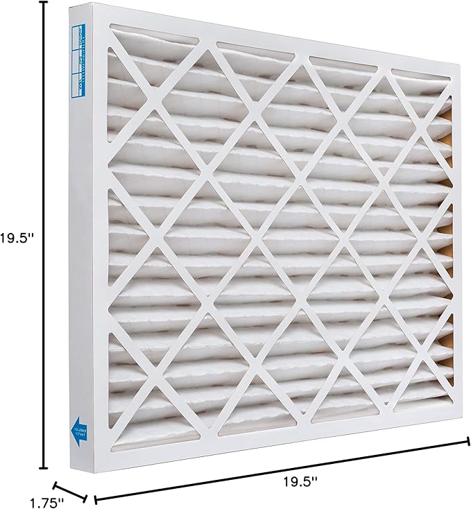 Aerostar 20x20x2 MERV 13, Pleated Air Filter, 20x20x2, Box of 4, Made in the USA