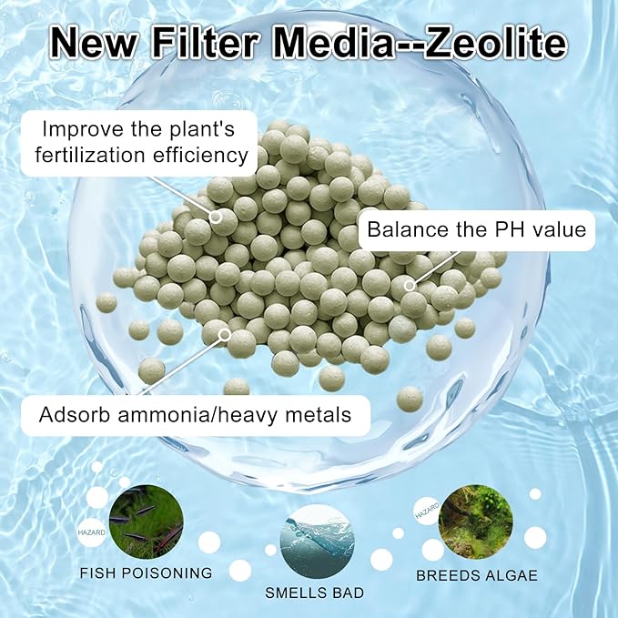 12 Pack Filter Cartridge Compatible with Whisper Bio-Bag Filters 10i/IQ10/PF10, Medium Replacement Filter Cartridges for Aquariums Compatible with ReptoFilte 20 gallons (90 GPH)