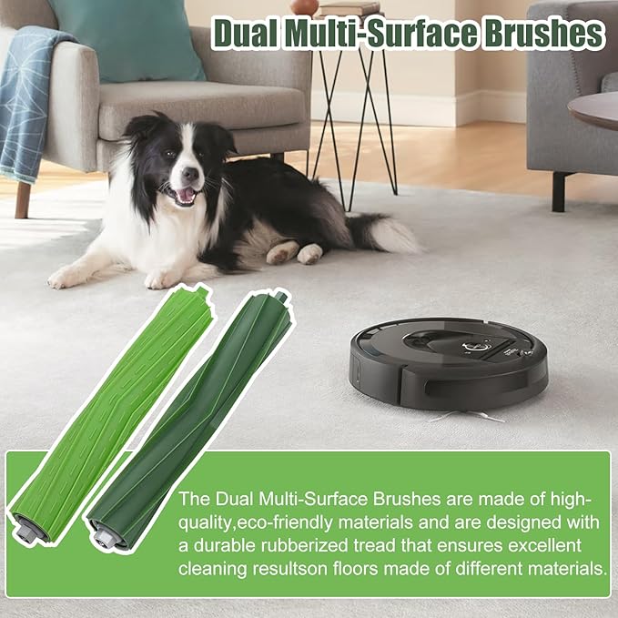 Replacement Parts Roller Brushes for iRobot Roomba i&e&j Series E5 E6 i1 i1+ i7 i7+ i7 I7 Plus i6 i6+ i3 i3+ i4 i4+ i8 i8 j7 j7+ Vacuum Cleaner Accessories