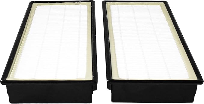 LifeSupplyUSA True HEPA Filter Replacement Compatible with Honeywell HEPAClean HRF-C2, Filter C Air Purifier (2-Pack)