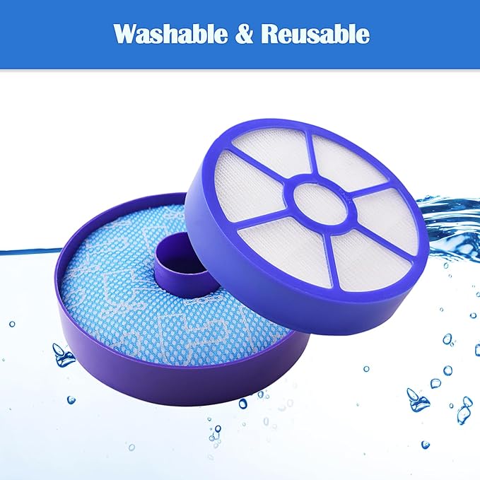 Set of HEPA Pre Motor and Post Motor Filter Replacement for DC33 Upright Vacuum Part 919563-02 921616-01