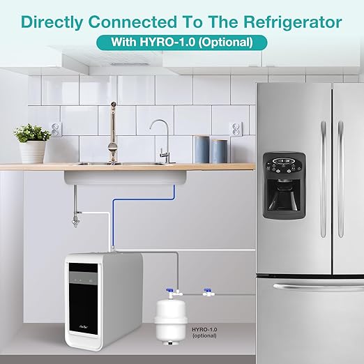 SimPure Q3-600 Tankless Reverse Osmosis System, Under Sink Water Filter System 600 GPD, 8 Stage Electric RO Water Filtration, Reduce 98% TDS, 2:1 Pure to Drain, USA Tech, NSF/ANSI 58 Certified, FCC