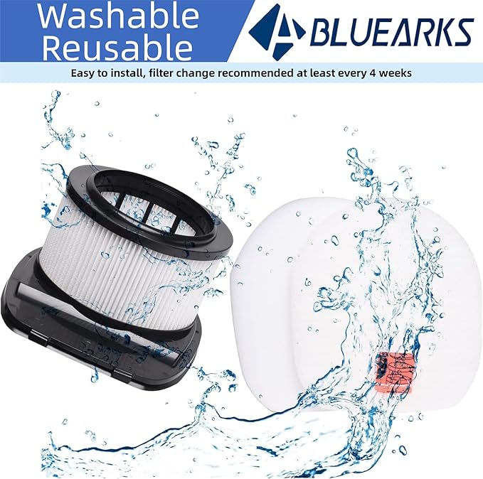 IZ361H Filter Patr,Replacement for Shark Rocket Pet Pro IZ162H, IZ361H, IZ362H, IZ363HT, IZ440H, IZ441H, IZ462H, Cordless Stick Upright Vacuum Cleaner, Compare to Part XHF161H & 617FJ140