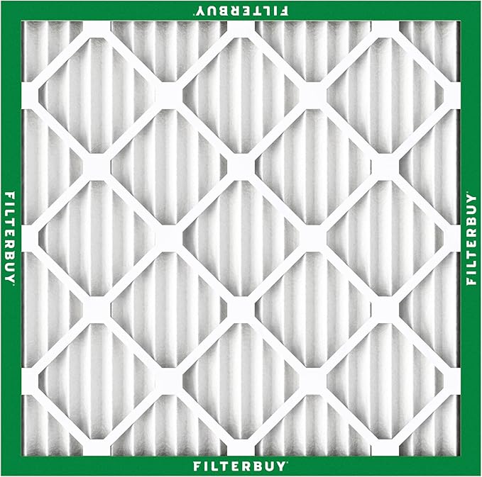 Filterbuy 24x24x1 Air Filter MERV 8 (MPR 700) Dust Defense Replacement (4-Pack), Electrostatic Pleated HVAC AC Furnace Filters, Made in USA (Actual Size: 23.38 x 23.38 x 0.75)